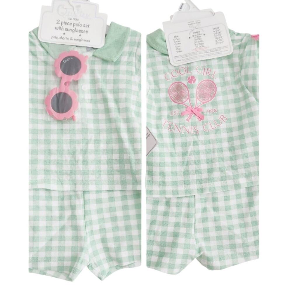 6/9M New Quiltex Tennis Club short outfit